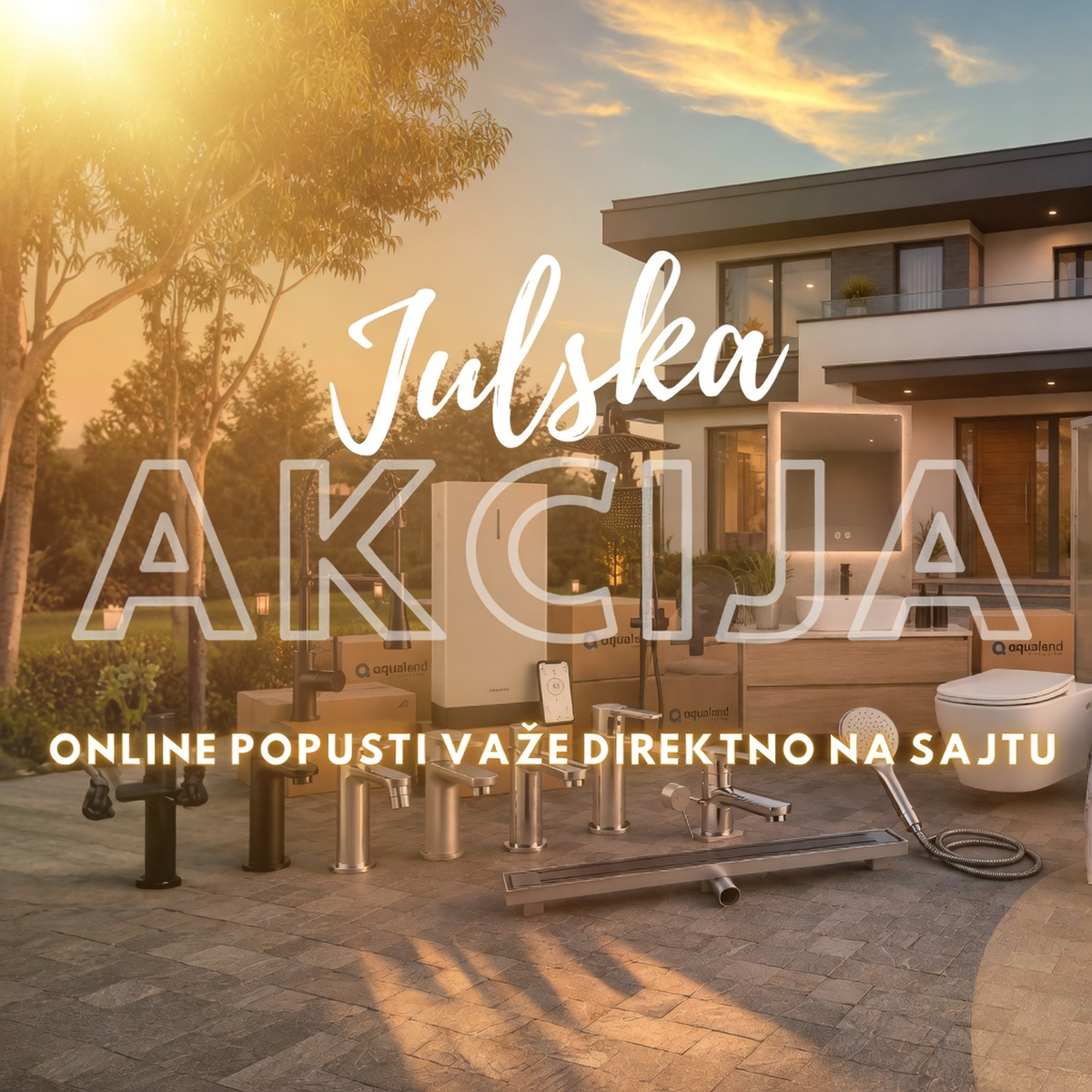 Julska akcija u Aqualand salonu keramike