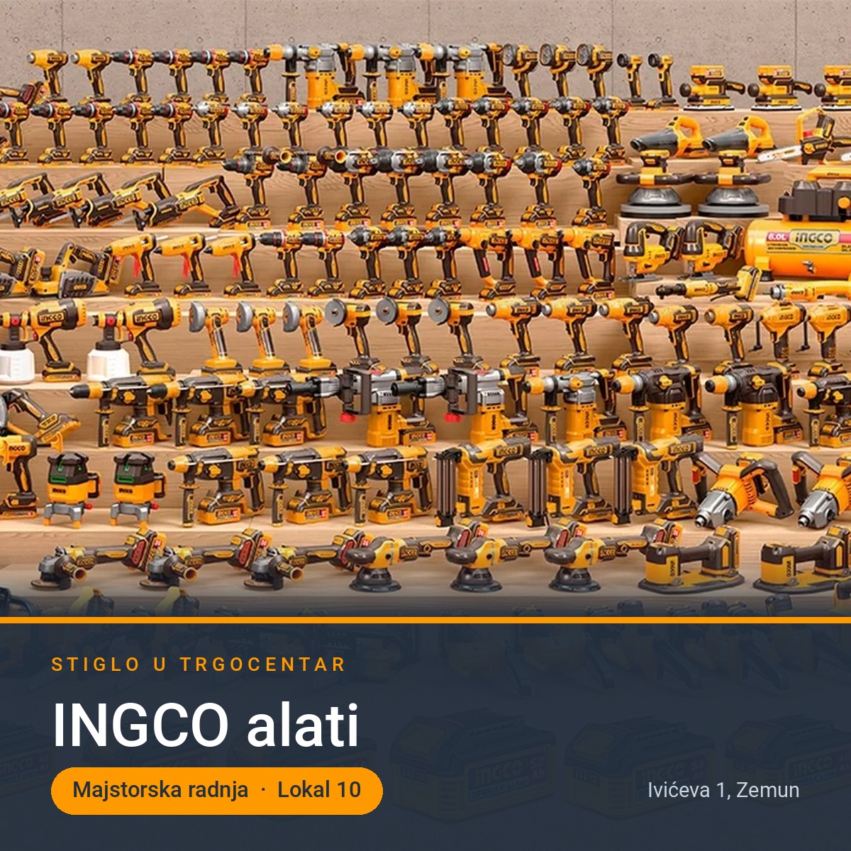 INGCO alati su stigli u Trgocentar